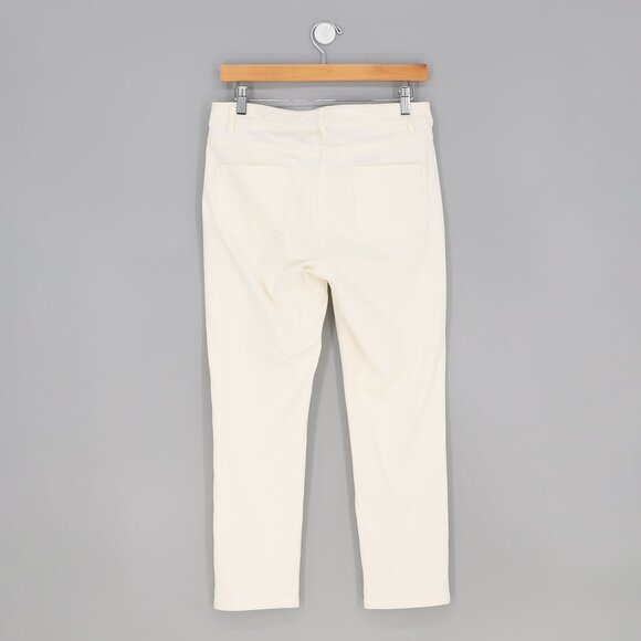 J.MCLAUGHLIN Lexi Slim-Leg Jeans in Off-White Size 6 - Picture 2 of 7